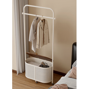 中古风落地衣帽架