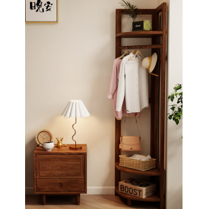 全实木不占地挂衣架