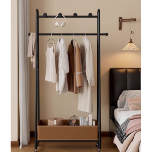 悦伦中古风落地衣帽架